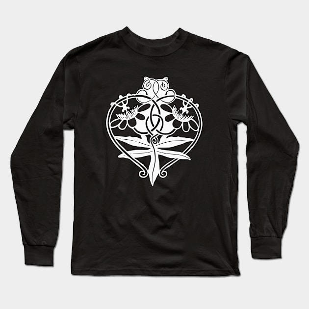 Vintage Celtic Heart Long Sleeve T-Shirt by Vintage Boutique